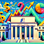Illustration depicting the role of the Federal Reserve in the financial system.